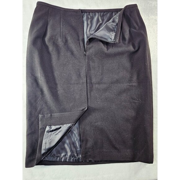 Womens Calvin Klein Black Pencil Skirt Size 8 - Picture 6 of 10